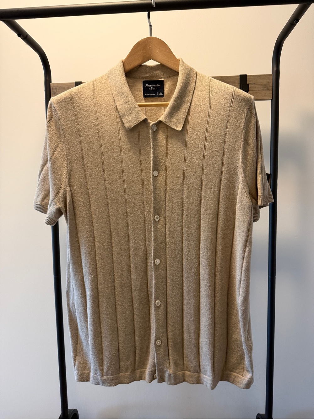 Abercrombie & Fitch Button-Through Sweater Polo